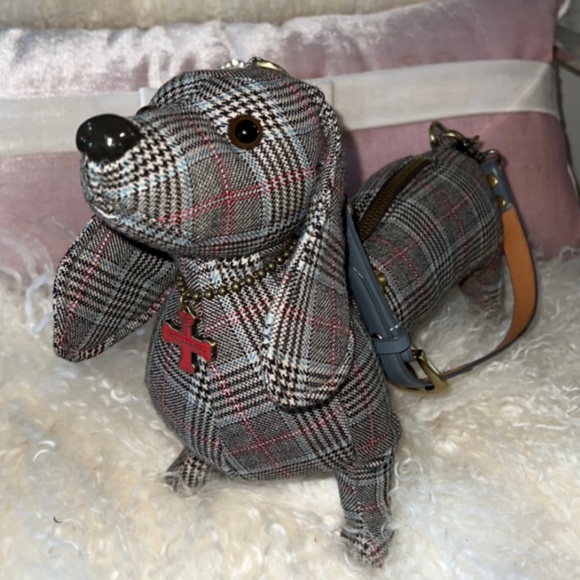 Vintage, fuzzy, couture DACHSHUND purse!! - Picture 6 of 8